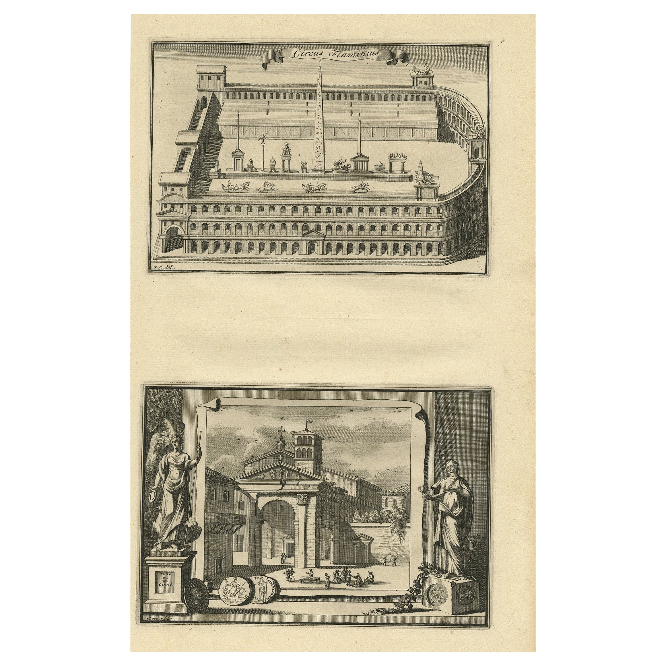 Circus Flaminius (..), Anonymous, 1704 For Sale