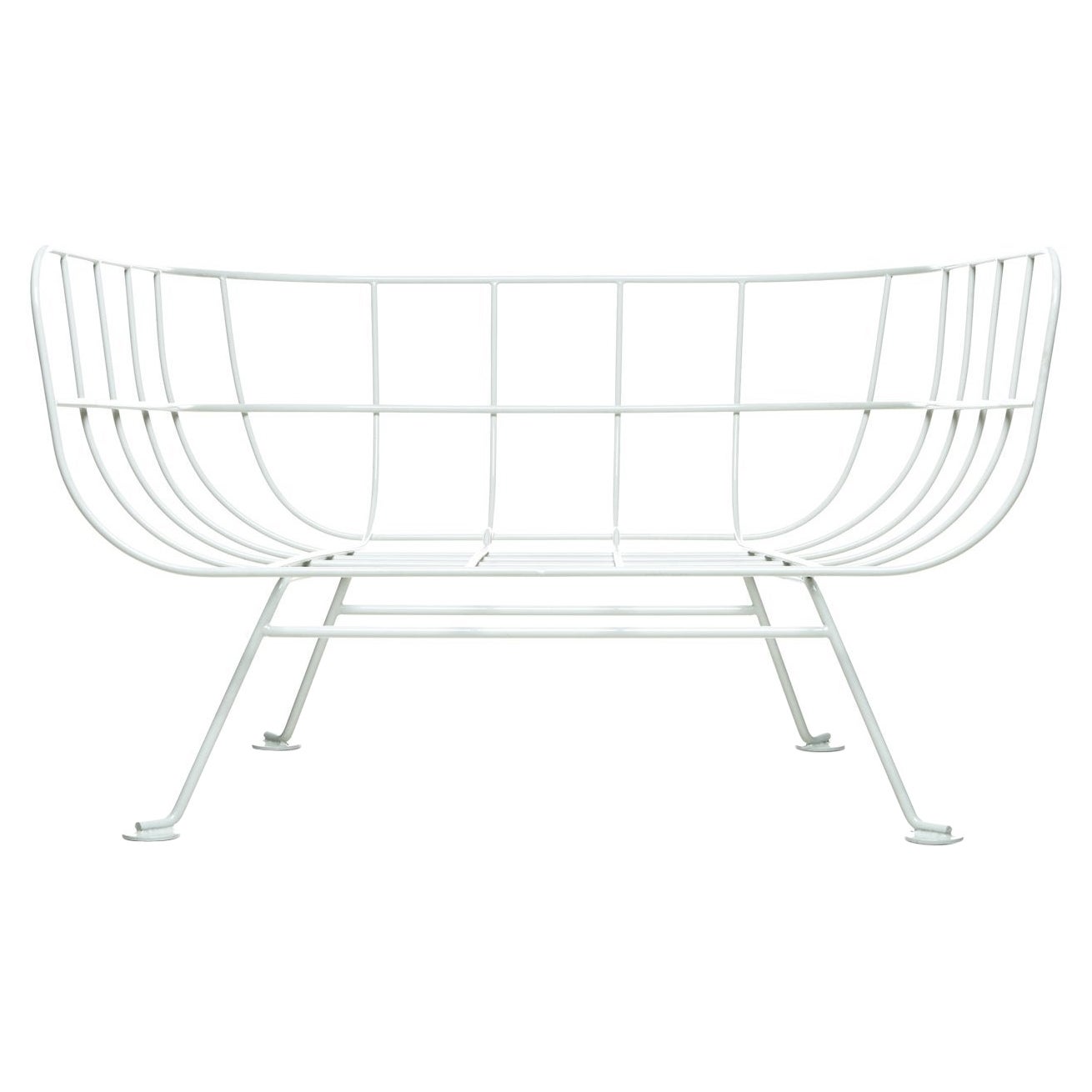 Moooi Nest Armchair in White Steel Frame by Marcel Wanders Studio