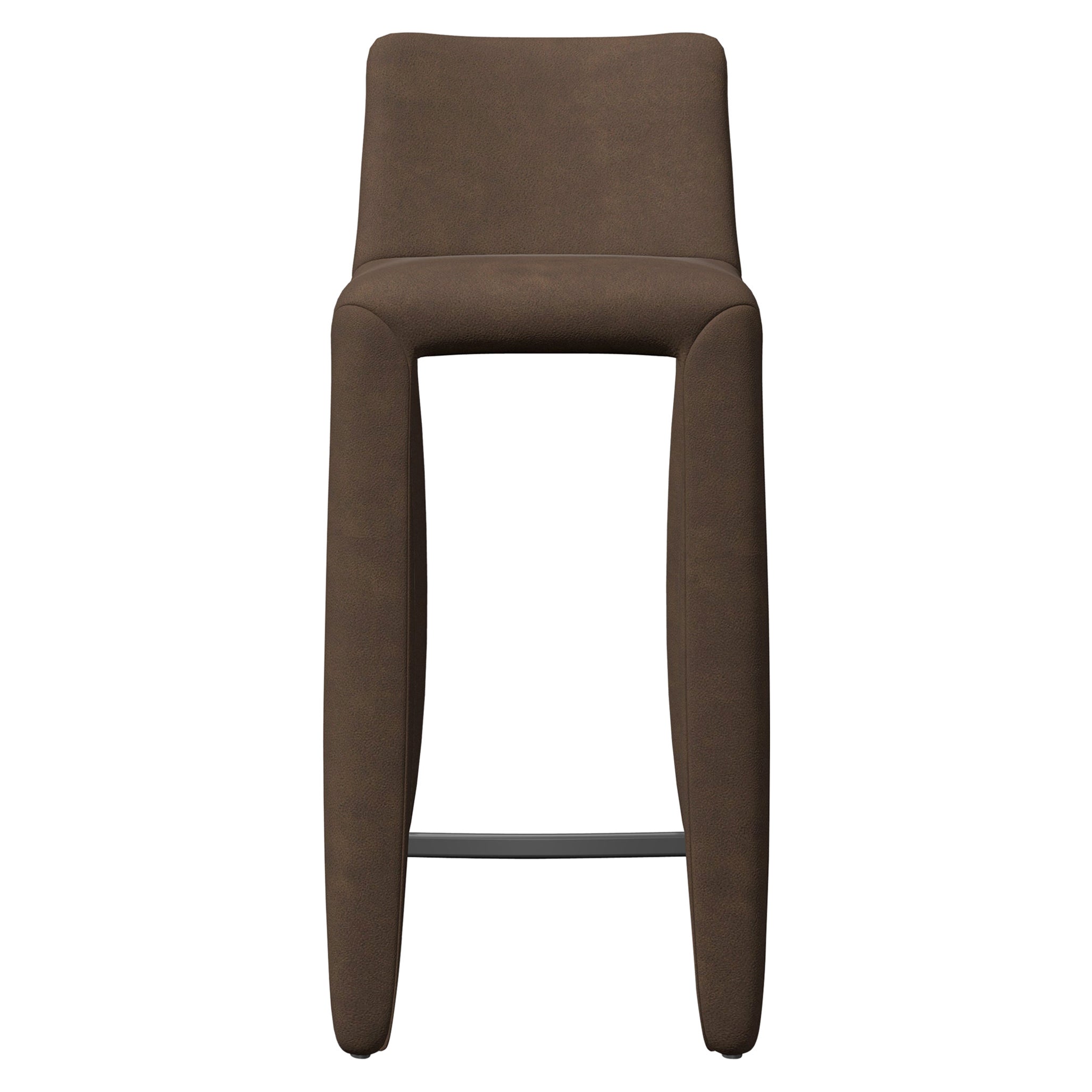 Moooi Monster Naked High Barstool in Abbracci, Black by Marcel Wanders Studio