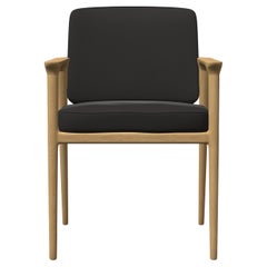 Moooi Zio Dining Chair in Steelcut 2, 625 Upholstery with Oak Natural Oil Frame