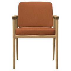 Moooi Zio Dining Chair in Divina 3, 552 Upholstery with Oak Natural Oil Frame
