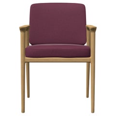 Moooi Zio Dining Chair in Divina MD, 673 Upholstery with Oak Natural Oil Frame