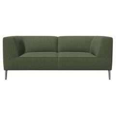 Moooi Double Seat Sofa So Good in Justo Alge Upholstery & Polished Aluminum Feet