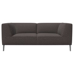 Moooi Double Seat Sofa So Good in Divina MD Upholstery & Polished Aluminum Feet