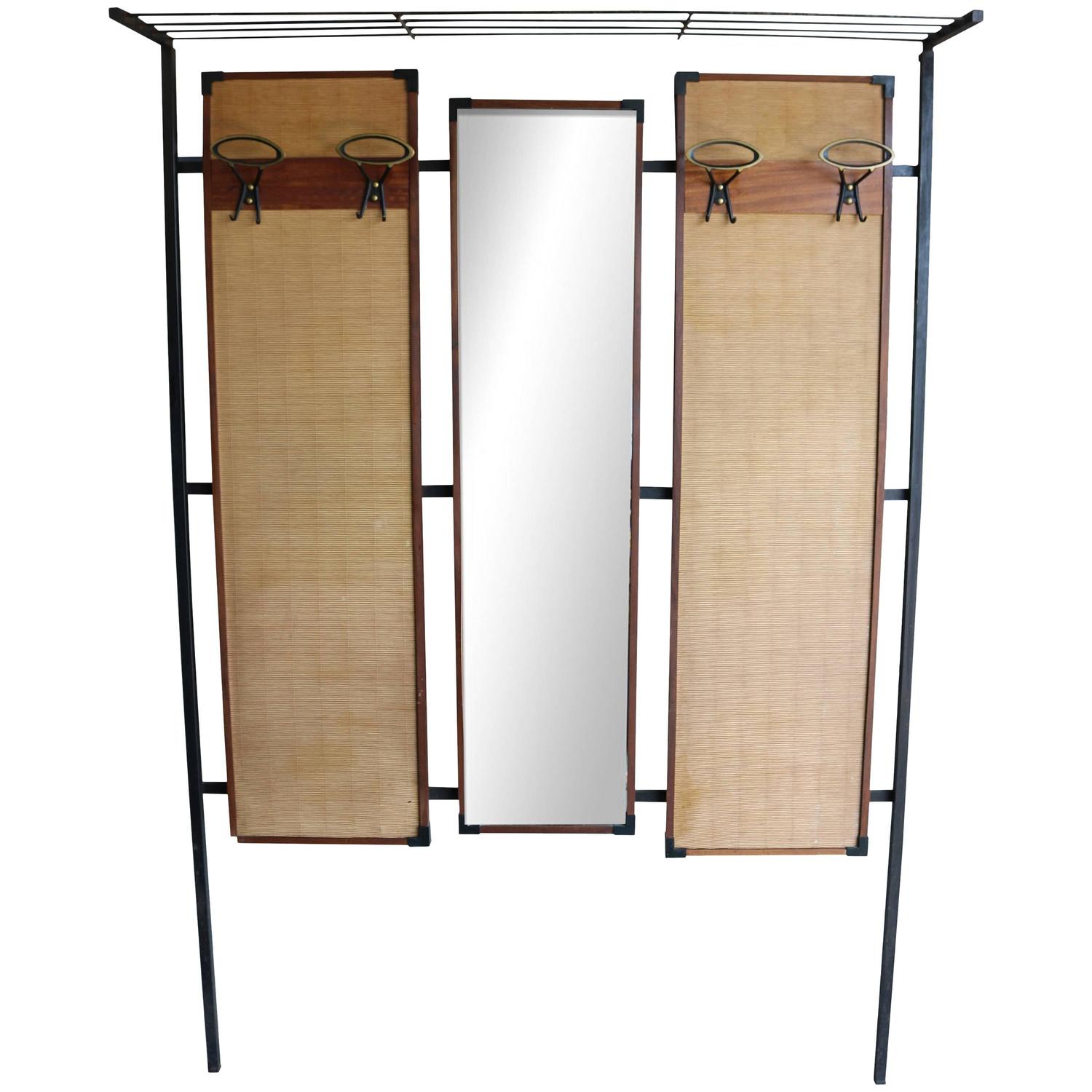 MidCentury Modern Italian Hall Tree Room Divider at 1stdibs