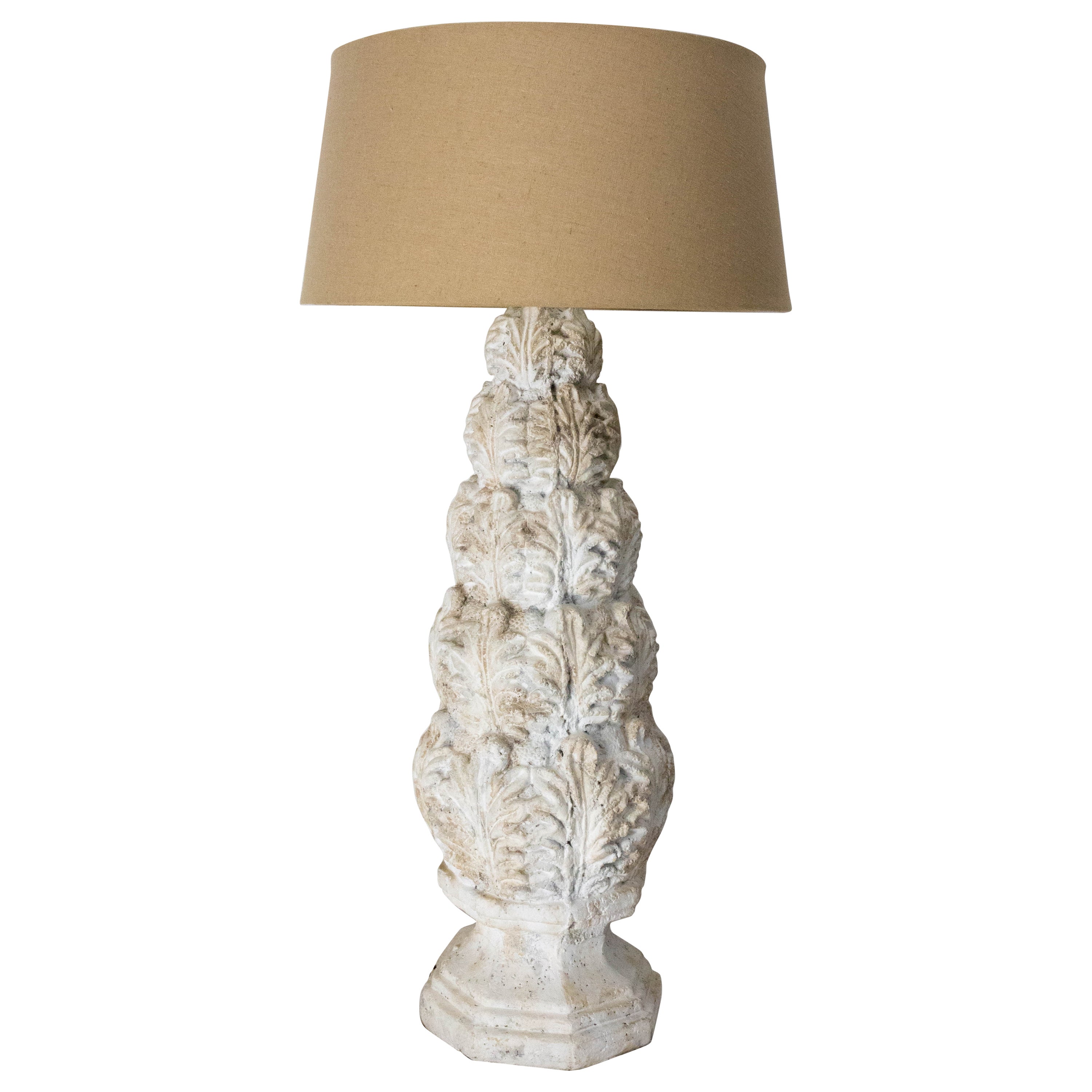 French Table Lamp in the Classical Style Cement 2000