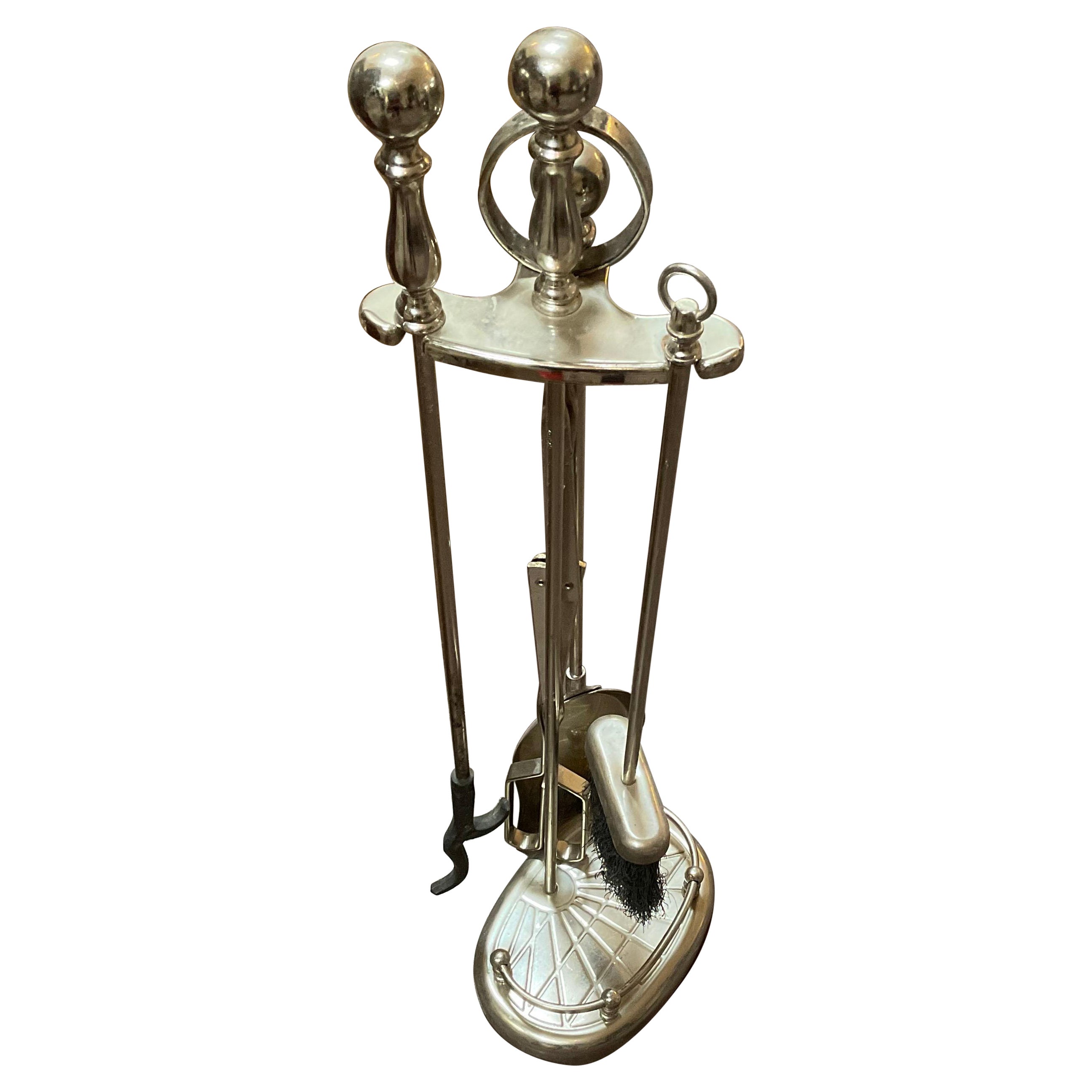 Early 20th Century Dutch Art Nouveau Fireplace Tools or Fire Tools For