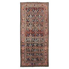 Vintage Mid-20th Century Handmade Persian Mahal Gallery Carpet