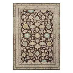 Tapis persan Malayer d'accentuation fait à la main du milieu du 20e siècle