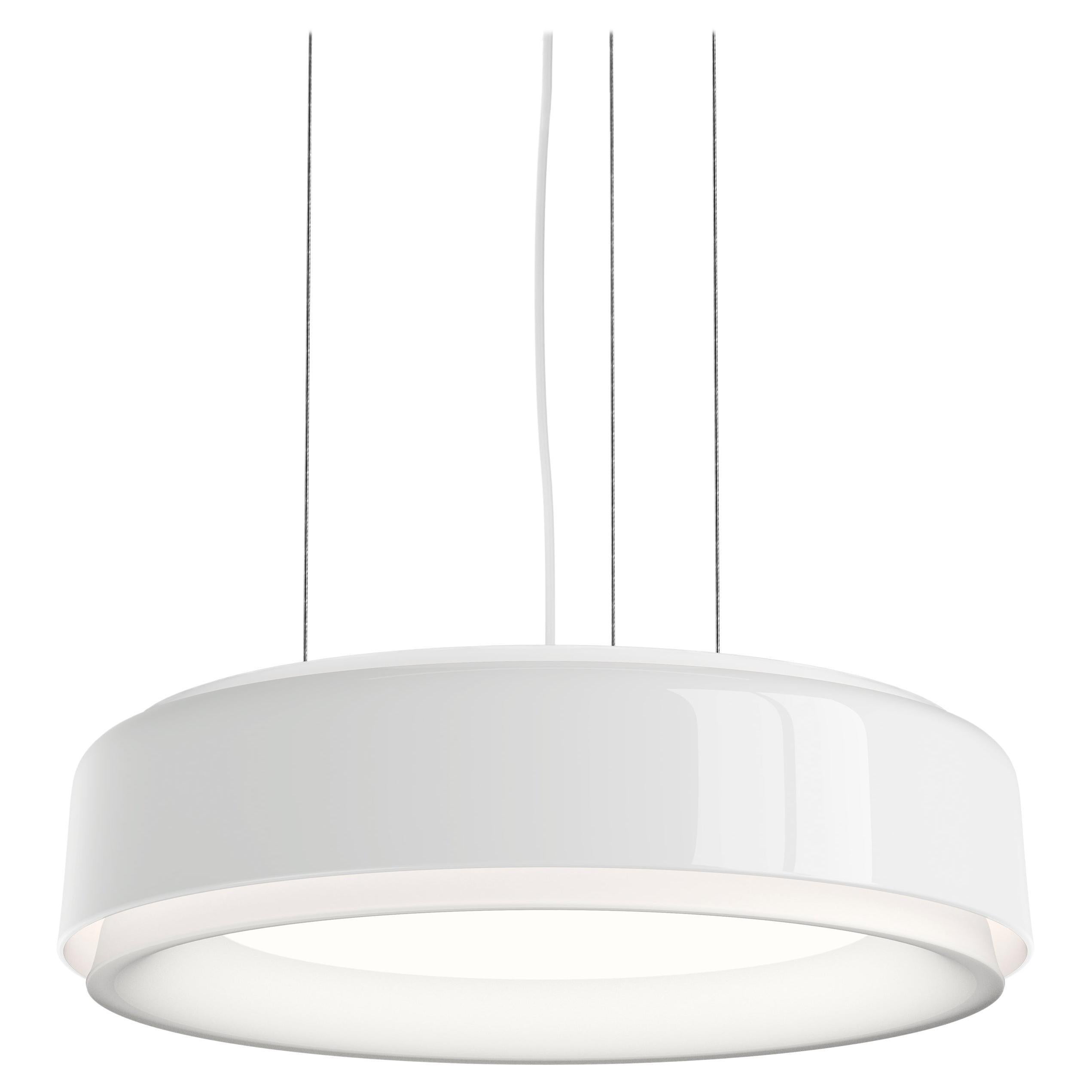 'LP Grand Suspended' Pendant Lamp for Louis Poulsen in Gloss White