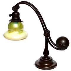 Used Tiffany Studios Counter Balance Table Lamp