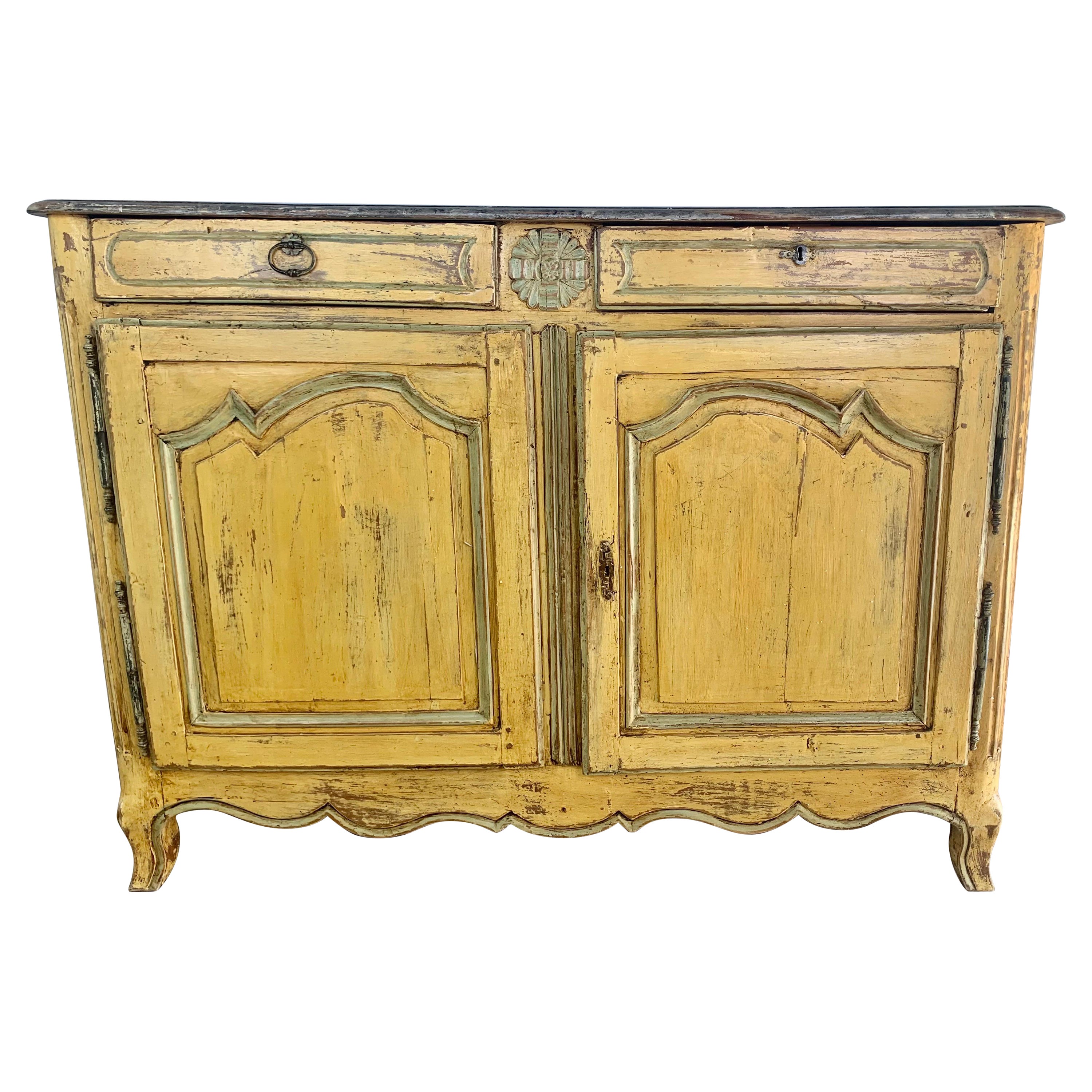 French Painted Buffet For Sale at 1stDibs