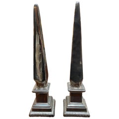 Vintage Pair of 2 Italian Obelisk 1950