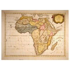 "Africa Vetus": a 17th Century Hand-Colored Map by Sanson