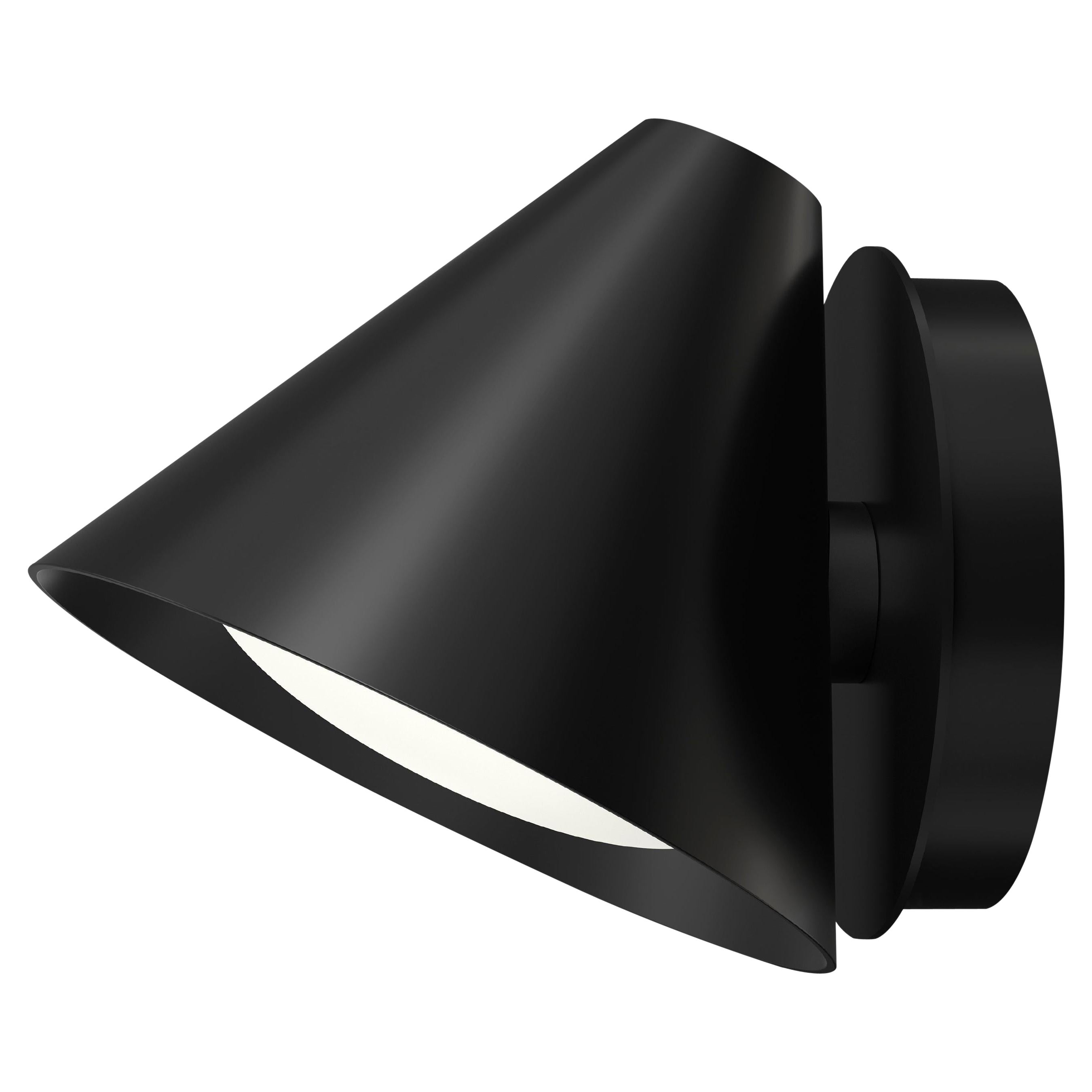 'Keglen' Wall Lamp for Louis Poulsen in Black For Sale