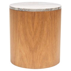 Prospect Side Table with Stone Top by Lawson-Fenning