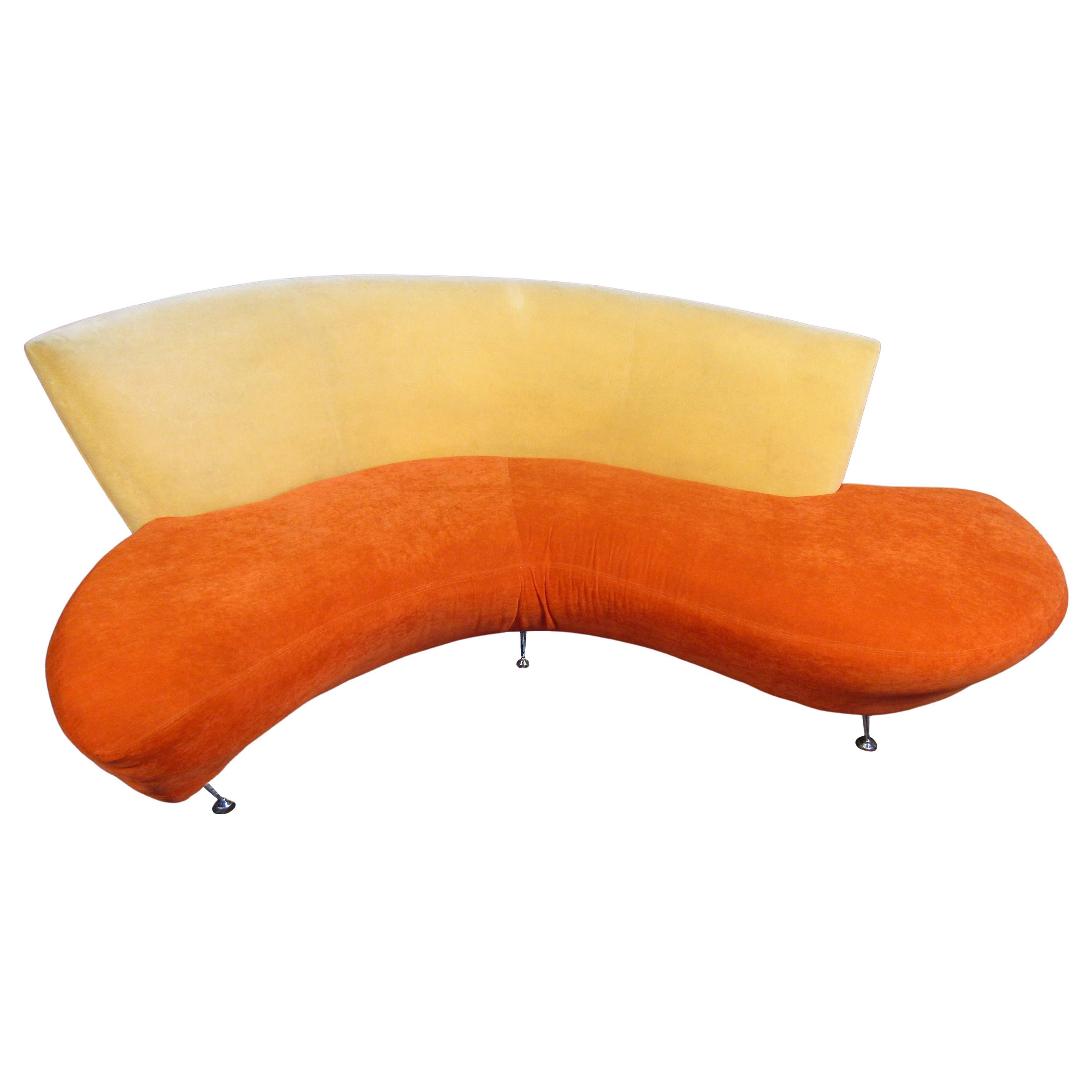 Mid-Century Sofa in the Style of Vladimir Kagan For Sale