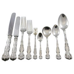Victoria by Dominick and Haff Sterling Silver Flatware Set Service 125 Pc Dinner