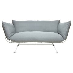 Moooi Nest Double Seater Sofa in Tonica 2 Upholstery with Metal Frame