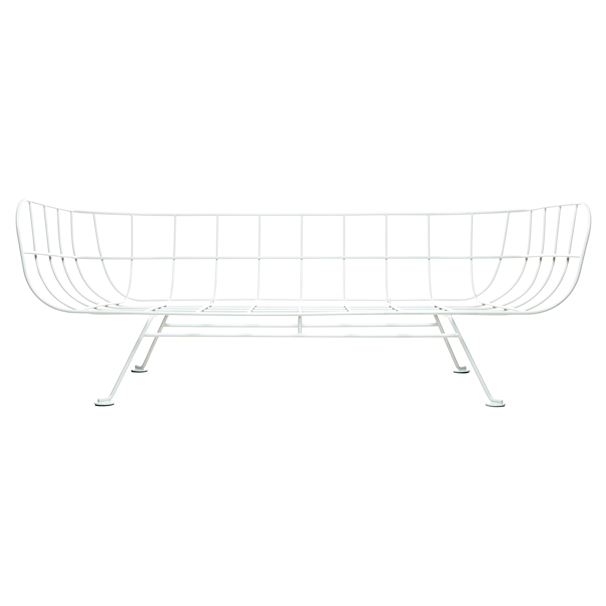 Moooi Nest Double Seater Sofa in White Steel Frame by Marcel Wanders Studio For Sale