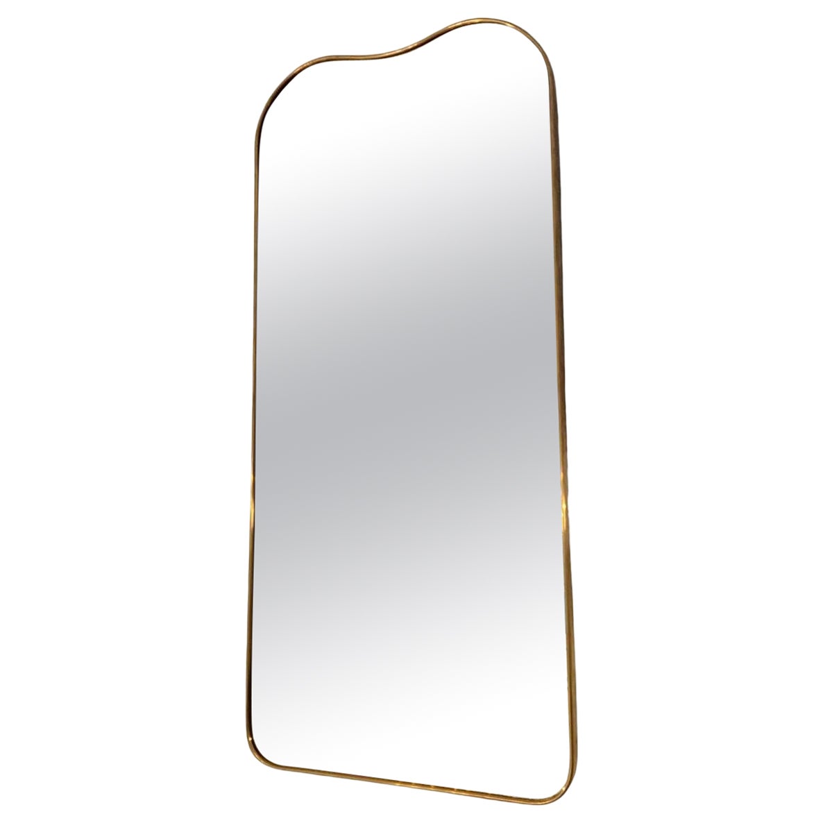 Moderne Style Mid Century Mirror For Sale at 1stDibs