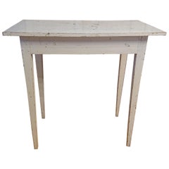 19th Century Swedish antique  Gustavian Table with Untouched Original Paint