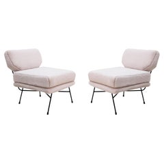 Mid-Century Modern Mod Elettra Armchairs Designed by B.B.P.R Edited by Arflex