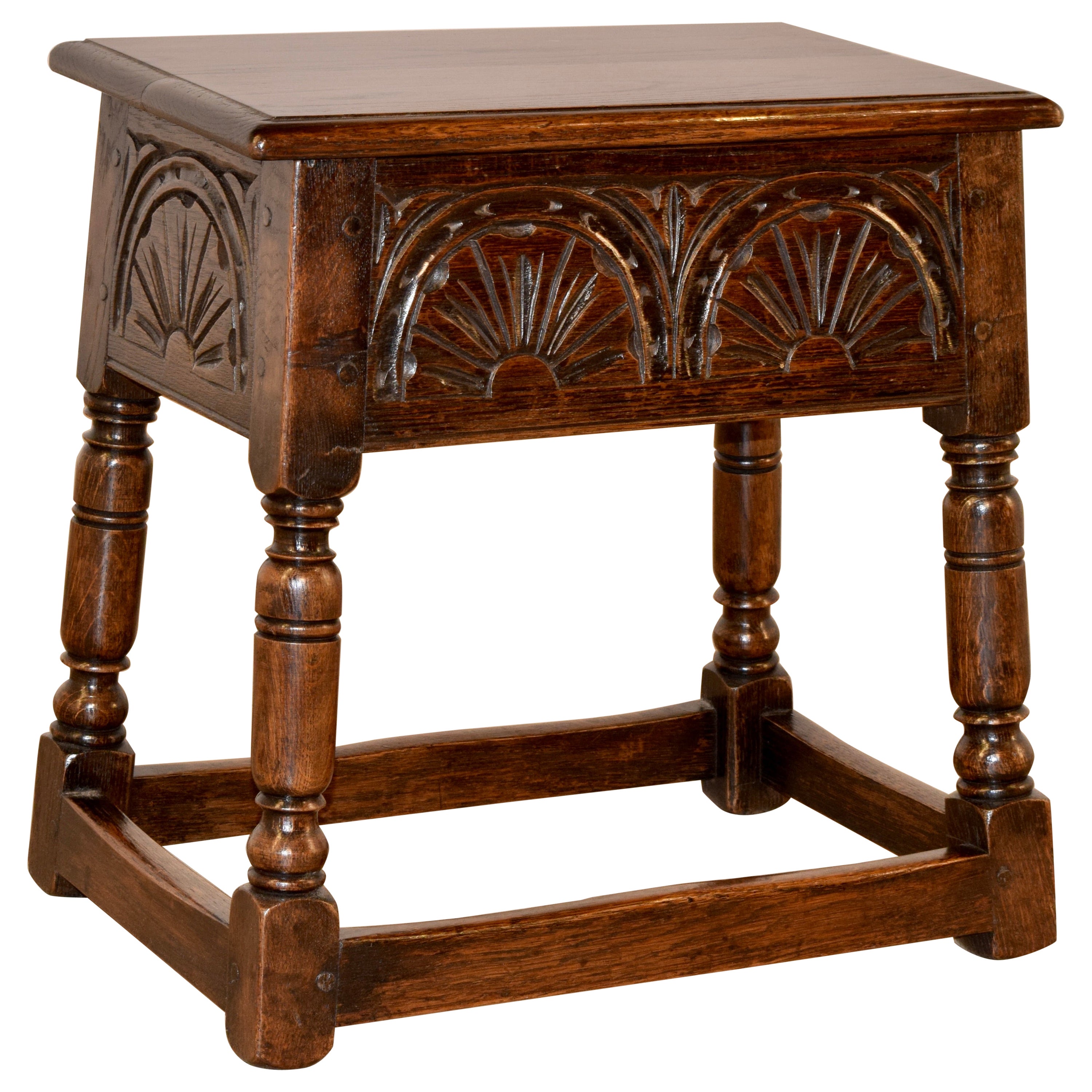 19th Century Lift Top Stool For Sale