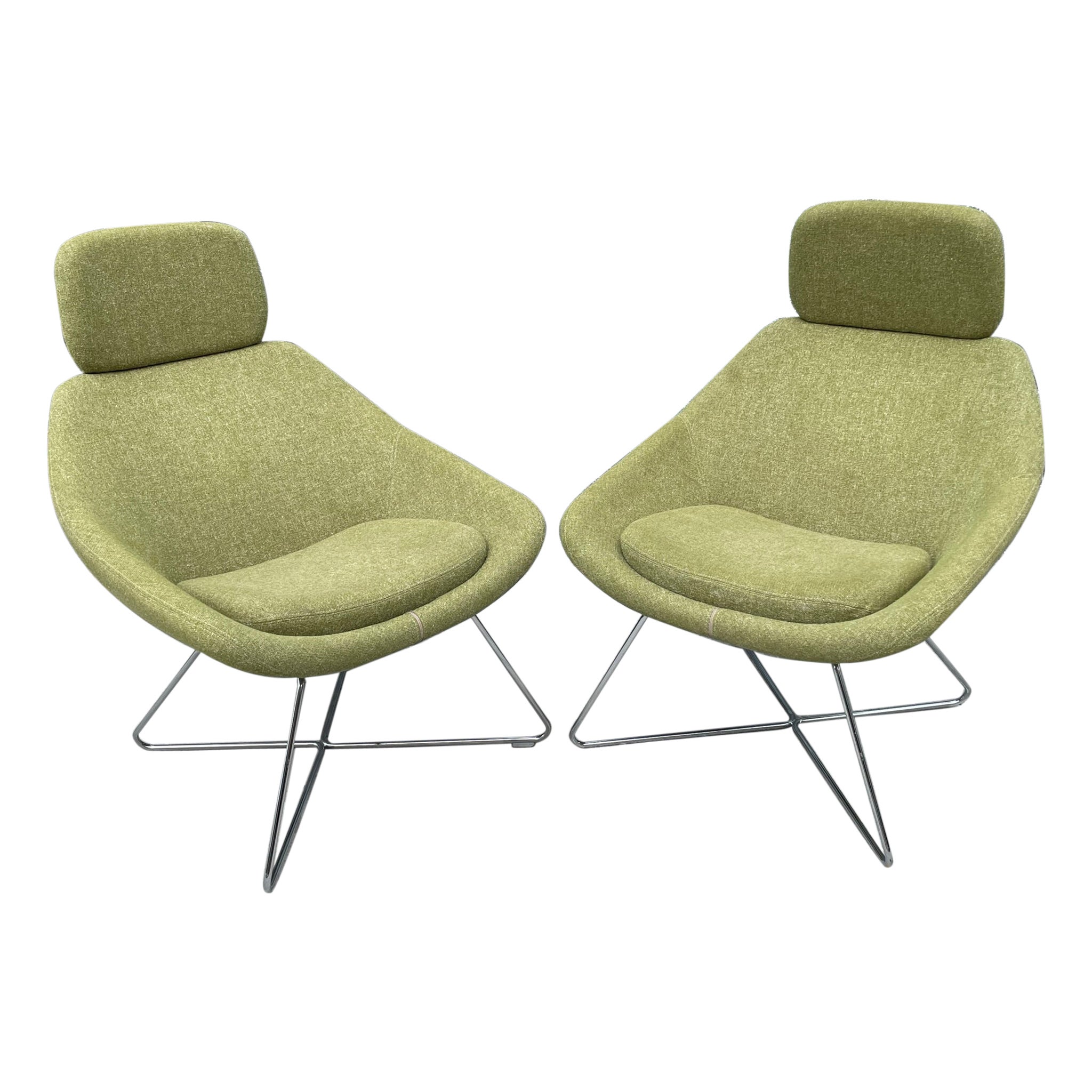 Pair of Open Lounge Chairs by Pearson Lloyd for Allermuir