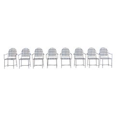 Saltarini Set of 8 Metal Chairs