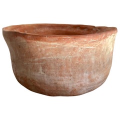 Vintage Primitive Styles Terracotta Bowl from Mexico, circa 1980's