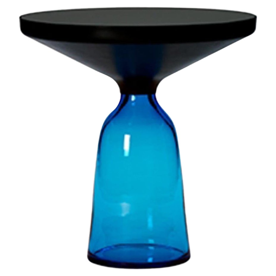 ClassiCon Bell Side Table Black & Sapphire Blue by Sebastian Herkner AVAILABLE