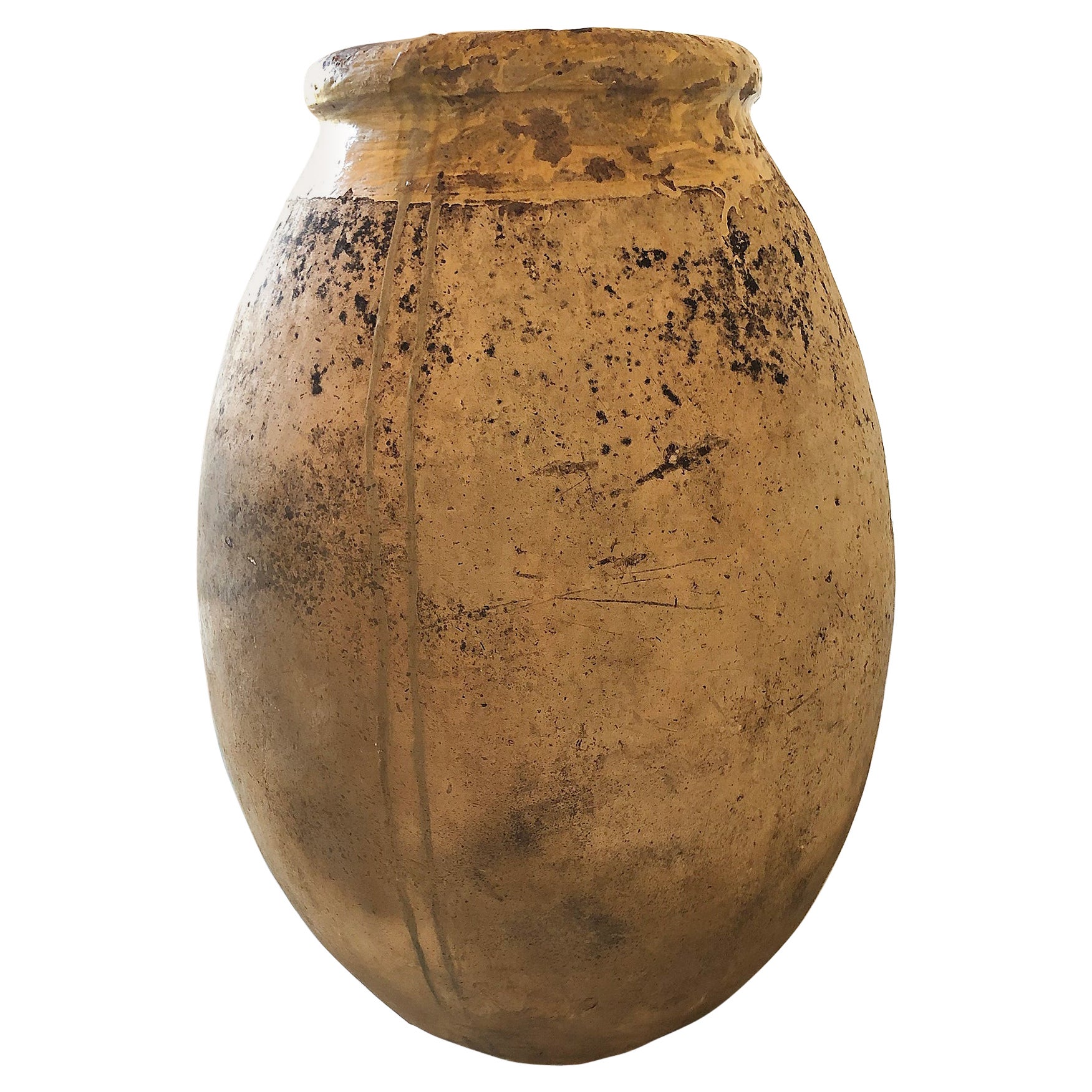 18th Century Biot Olive Oil Jar or Garden Pot Planter D For Sale