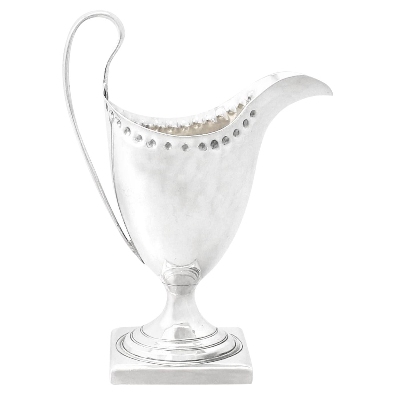 Sterling Silver Cream Jug Creamer by Peter and Ann Bateman