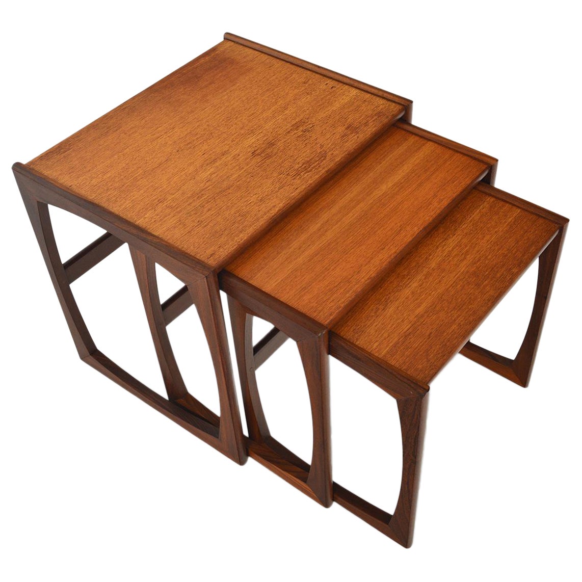 Set of 3 Danish Modern GPlan Teak Nesting Tables at 1stDibs g plan nesting tables
