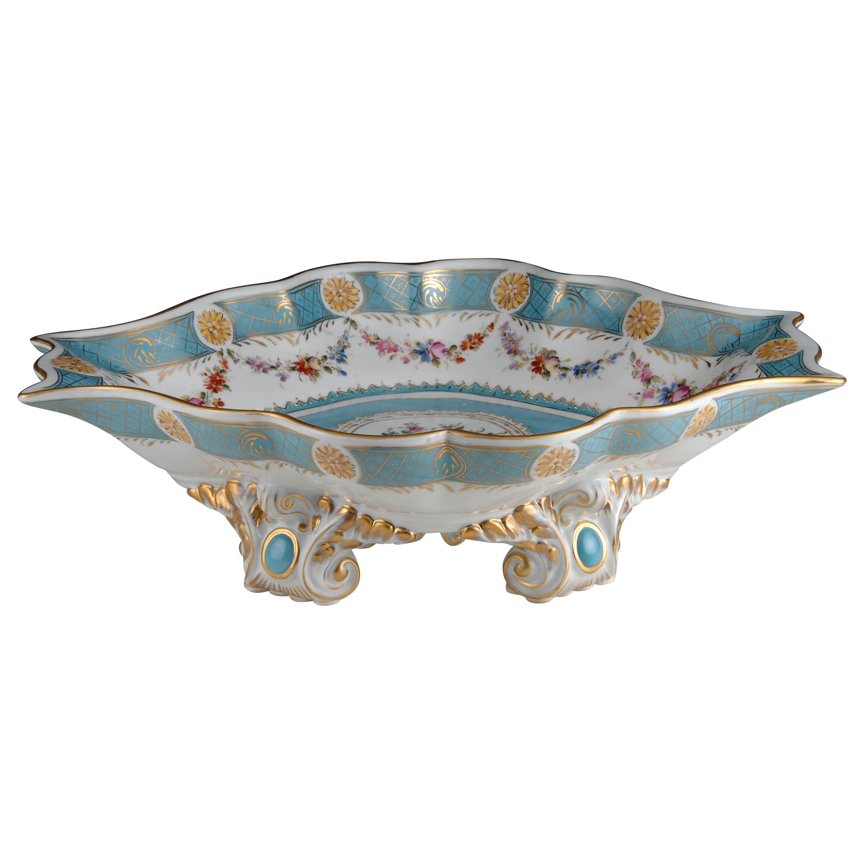 Centre de table, porcelaine émaillée