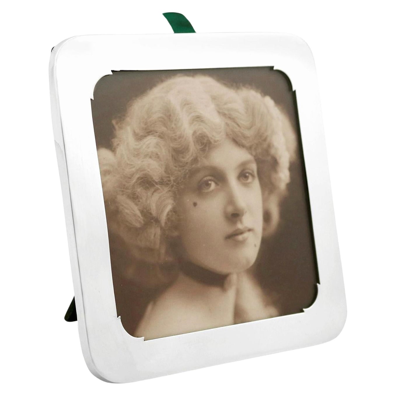 Antique Sterling Silver Photograph Frame For Sale