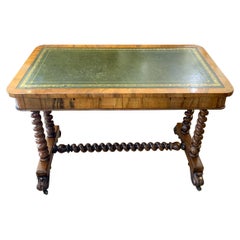 19th Century Victorian Rosewood Writing Table