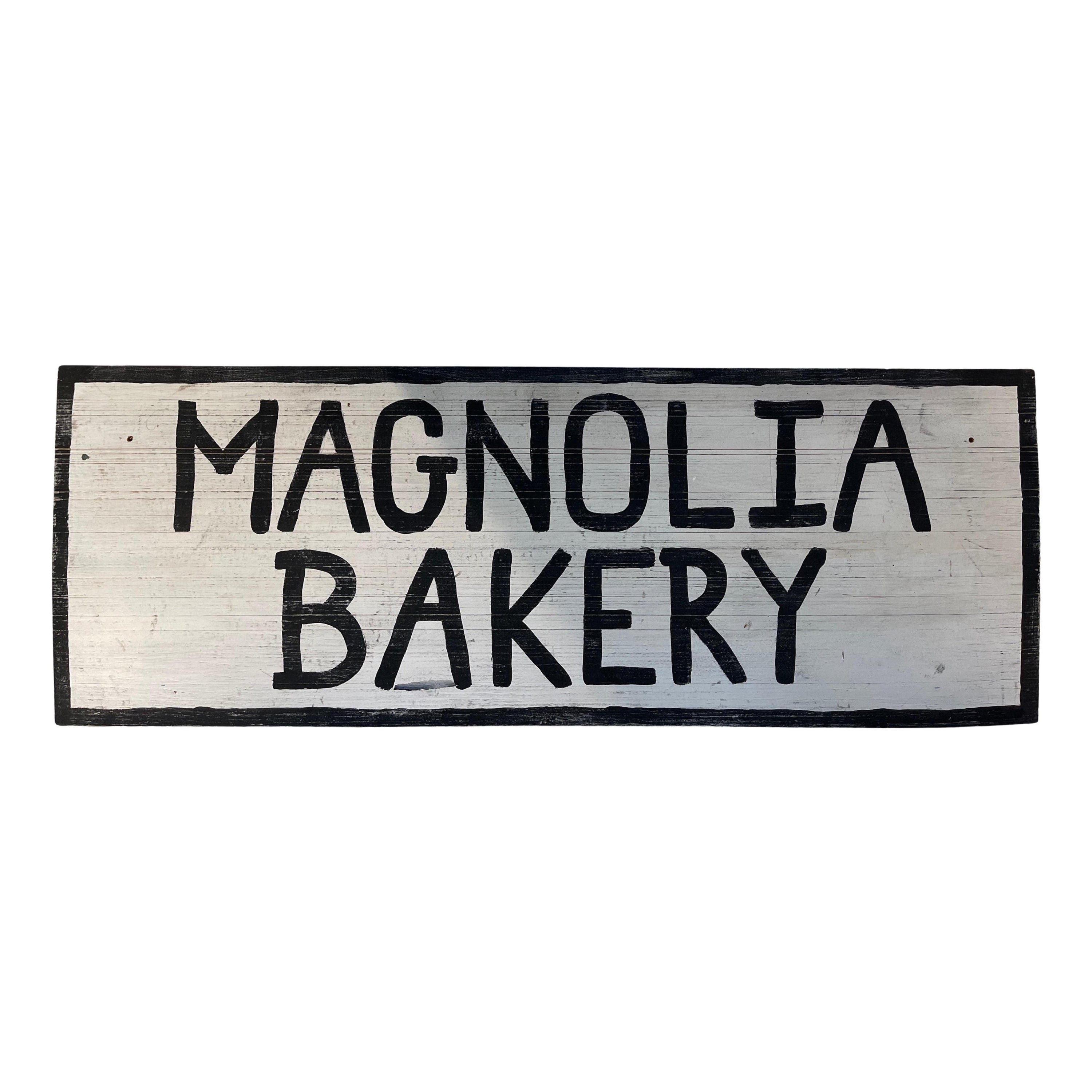Insegna originale del panificio Magnolia