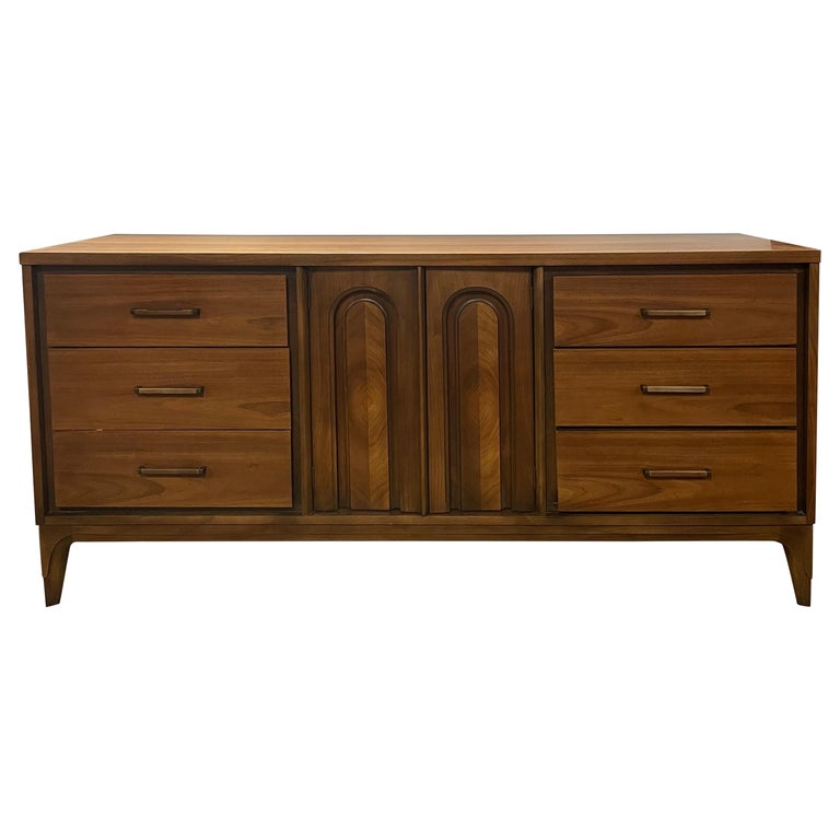 Mid Century Modern 9 Drawer Dresser For, Vintage Dixie 9 Drawer Dresser