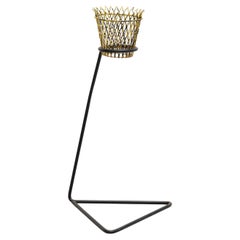 Mid-Century Modern Mathieu Matégot Metal Plant Stand, circa 1950