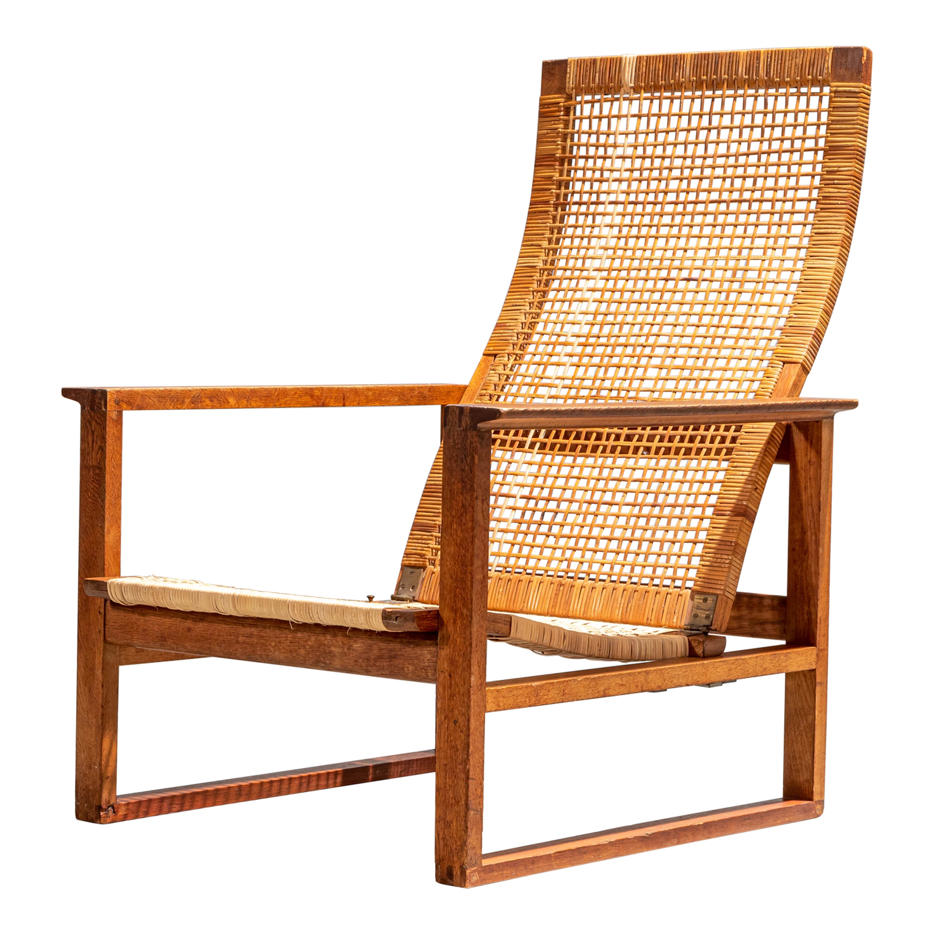 Lounge Chair 2254 by Børge Mogensen for Fredericia Stolefabrik, Denmark, 1960's For Sale