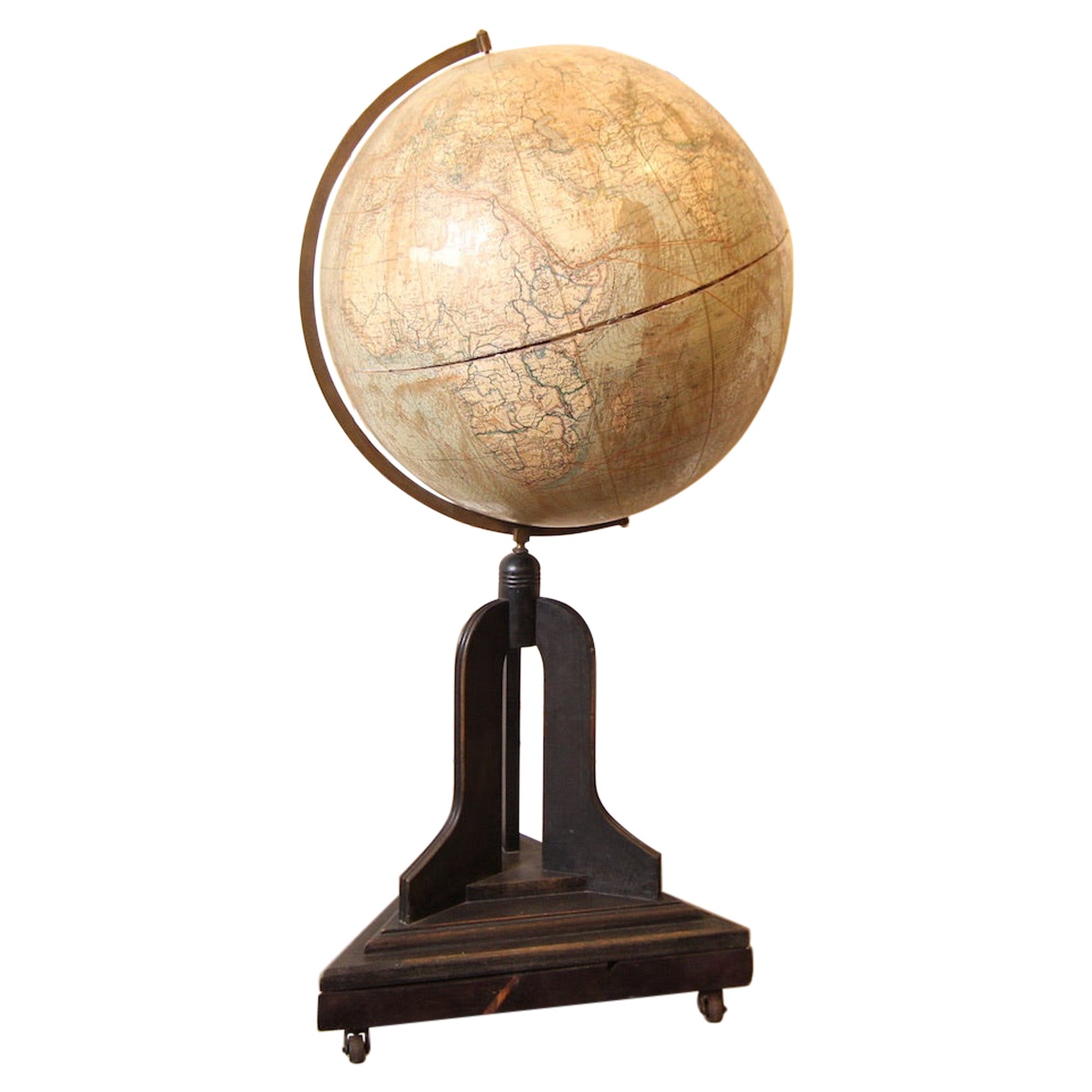 World Traffic Globe, Steamship Company Norddeutscher Lloyd Bremen, 1900-1918 For Sale