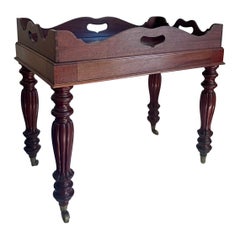 Antique 19th Century Georgian Mahogany Butler’s Tray Table