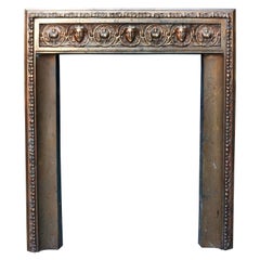 Georgian Cast Brass Fireplace Insert