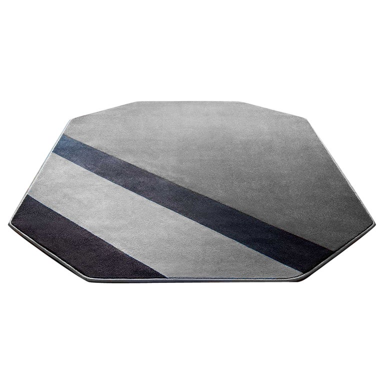 In Stock in Los Angeles, Tappeto Ducale Striped Moquette Area Rug, Made in Italy at 1stDibs