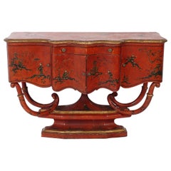 1930s Chinoiserie Cabinet or Credenza
