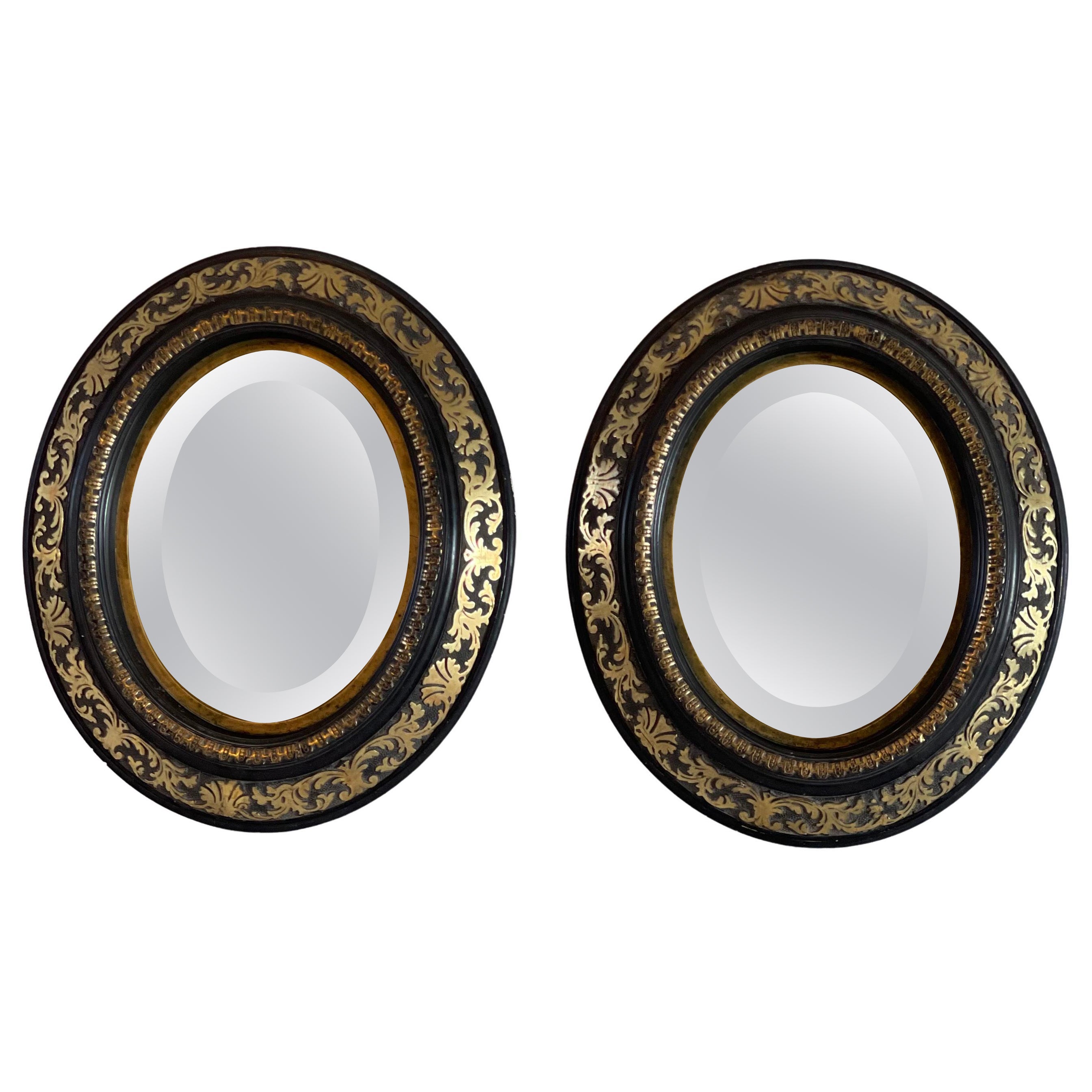 Pair of French Napoléon III Mirror For Sale