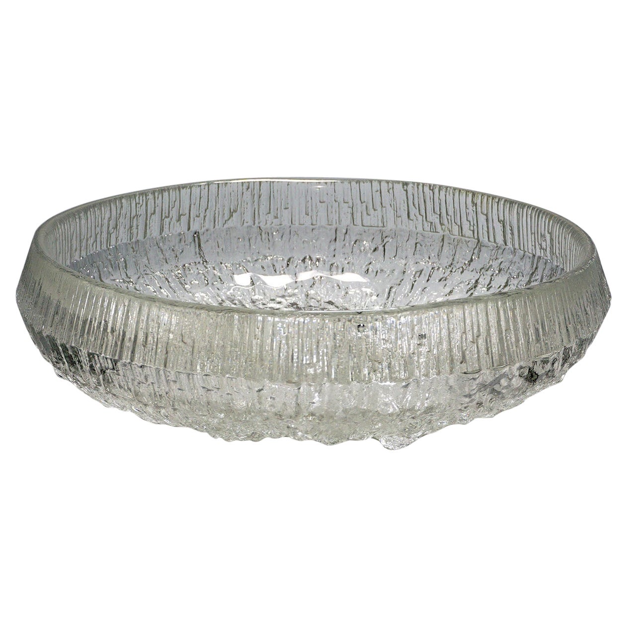 Large Ice Glass Bowl 