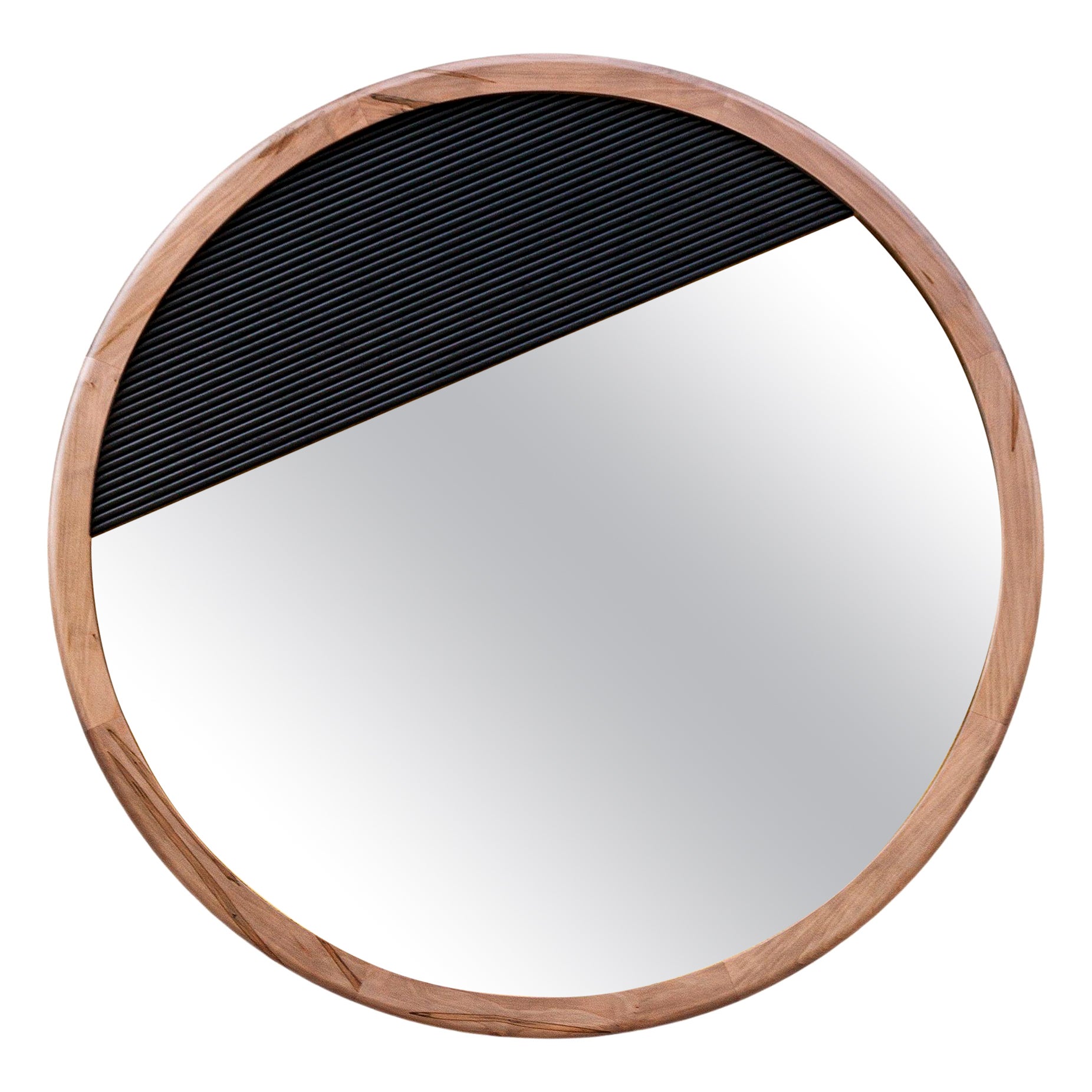 Miroir Kenmare, bois et métal personnalisables en vente